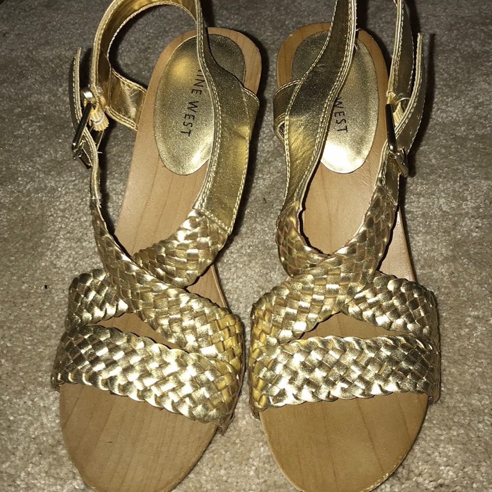 Gold heels